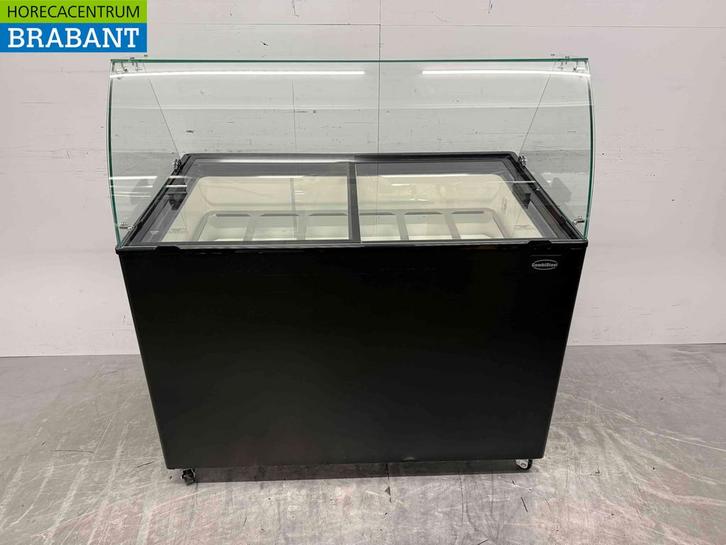 Verrijdbare Combisteel Java Schepijsvitrine 8 bakken 230V, Zakelijke goederen, Horeca | Keukenapparatuur, Ophalen of Verzenden
