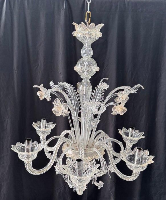 Kroonluchter (2) - Smerletto - Muranoglas - Paar, Antiek en Kunst, Antiek | Verlichting