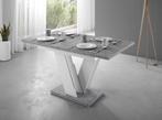 Eetkamertafel Moris - Wit - Betonlook, Huis en Inrichting, Tafels | Eettafels, Verzenden, Nieuw, 50 tot 100 cm