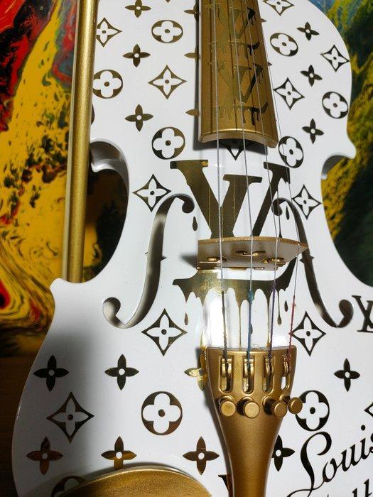 fp pop art - Louis louis vuitton violon (60cm) Capsule bombe, Antiek en Kunst, Kunst | Designobjecten