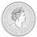 Australië. 2023 1 Kilo $30 AUD Australian Silve Lunar Year, Postzegels en Munten, Edelmetalen en Baren