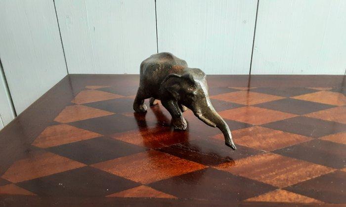 P. Chenet - Beeld, Olifant - 6.5 cm - Brons, Antiek en Kunst, Curiosa en Brocante