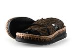 Rieker Muiltjes in maat 41 Panter | 5% extra korting, Kleding | Dames, Schoenen, Overige kleuren, Verzenden, Zo goed als nieuw