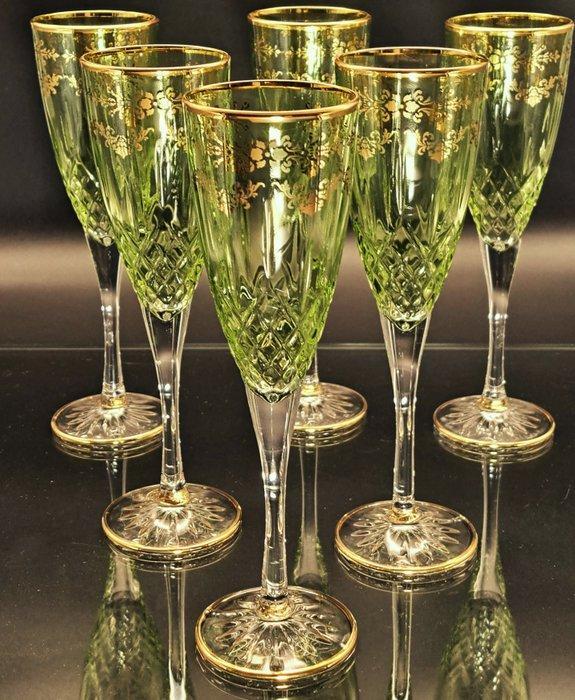 Artemisia - Drinkset (6) - I Merletti - Kristal, Antiek en Kunst, Antiek | Meubels | Tafels