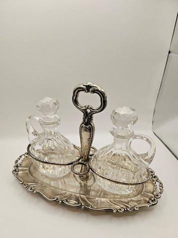 vintage - Ensemble de burettes - vintage - Argent 800
