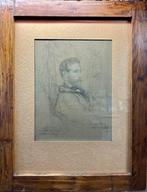 Europese school (XIX) - Ritratto di uomo con dediche