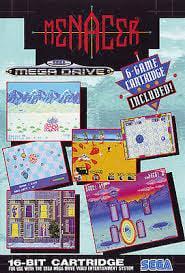 6 Game Cartridge - Menacer in Doos - Sega Megadrive, Games en Spelcomputers, Games | Sega, Zo goed als nieuw, Ophalen of Verzenden