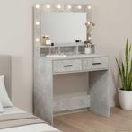 vidaXL Kaptafel met lade Beton Grijs 79 x 41 x 135 cm, Verzenden, Nieuw