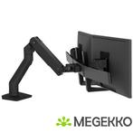 Ergotron HX Desk Dual Monitor Arm Zwart 45-476-224, Nieuw, Verzenden