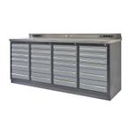 Professionele werkbank – montagetafel 215 x 70 x 95 cm. met, Doe-het-zelf en Bouw, Ophalen of Verzenden, Nieuw