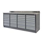 Professionele werkbank – montagetafel 215 x 70 x 95 cm. met, Doe-het-zelf en Bouw, Werkbanken, Nieuw, Ophalen of Verzenden