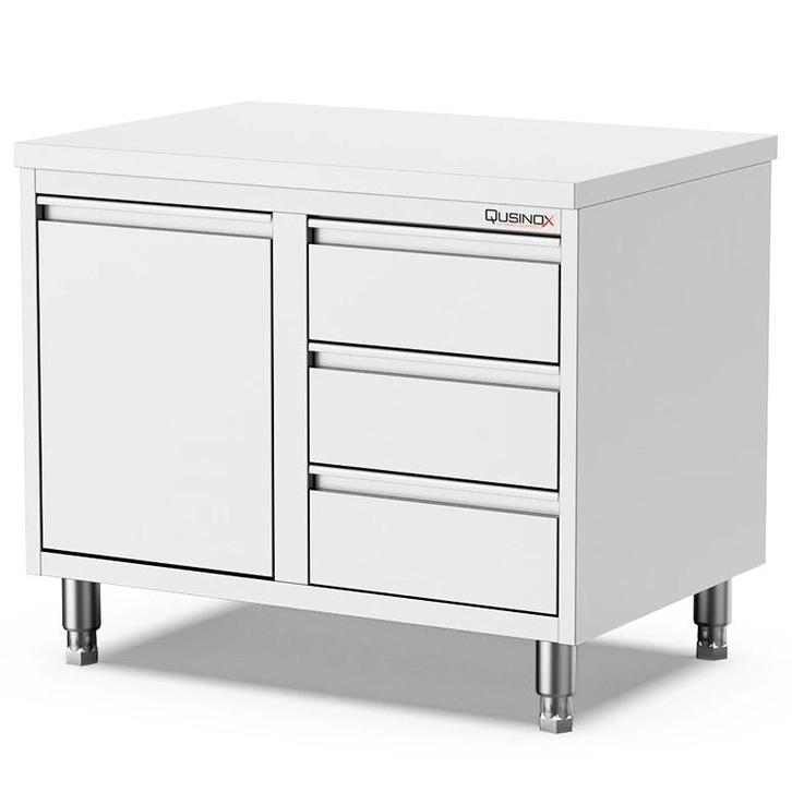 Werkbank | 700 LINE | RVS | Kanteldeur  + Laden (Rechts) |, Articles professionnels, Horeca | Équipement de cuisine, Envoi