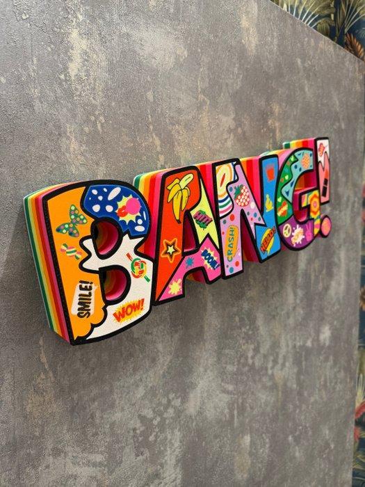 KIRAS - BANG! 43CM, Antiquités & Art, Art | Peinture | Moderne