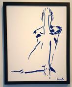 Liesens - Thinkers ( handpainted on canvas) Lot van 2, Antiek en Kunst, Kunst | Schilderijen | Modern