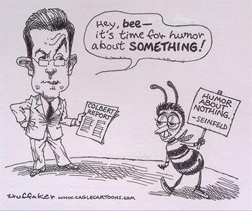 Pentekening Amerika - Seinfeld en Colbert (lijst optie), Verzenden
