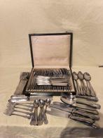 Bestekset (85) - Wit metaal - bestek van staal, Antiek en Kunst