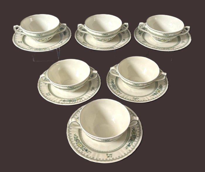 Hutschenreuther - Set soepkommen (6) - Hutschenreuther, Antiek en Kunst, Antiek | Meubels | Tafels