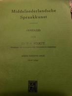 MIDDELNEDERLANDSCHE SPRAAKKUNST 9789024720538 Stoett, Boeken, Verzenden, Gelezen, Stoett