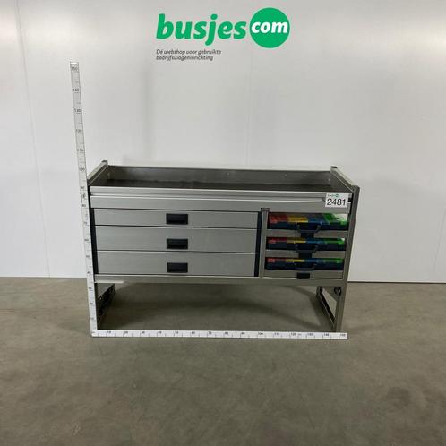 Aluca aluminium bedrijfswageninrichting gebruikt (nr 2481), Auto-onderdelen, Overige Auto-onderdelen, Gebruikt, Verzenden