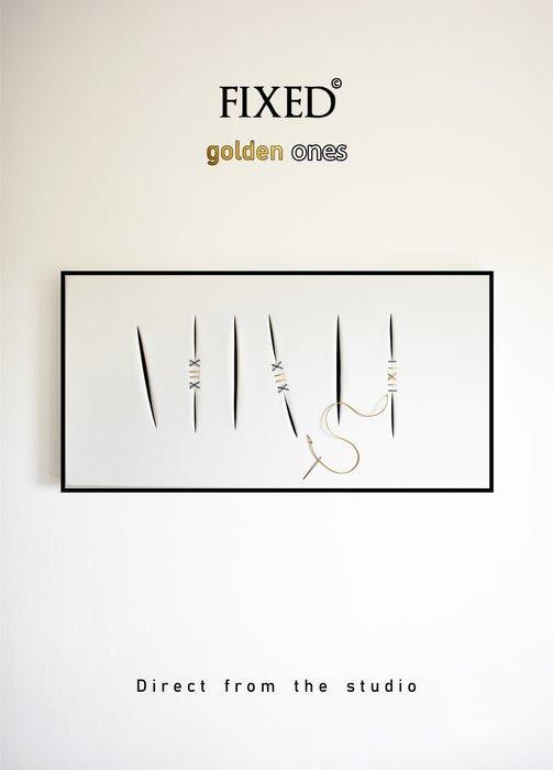 Corridoni - FIXED Fontana - golden one, Antiek en Kunst, Kunst | Schilderijen | Modern