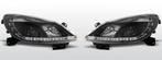 Koplampen LED DRL | Opel Corsa D 2006- | zwart, Auto-onderdelen, Verzenden, Nieuw, Opel