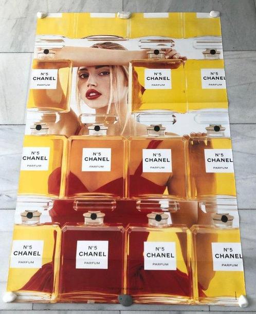 CHANEL - Original Vintage Advertising Poster 1998 - CHANEL, Antiek en Kunst, Kunst | Tekeningen en Fotografie