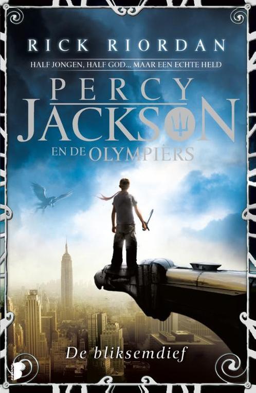 Percy Jackson en de Olympiërs 1 9789022561980 Rick Riordan, Boeken, Kinderboeken | Jeugd | 13 jaar en ouder, Gelezen, Verzenden