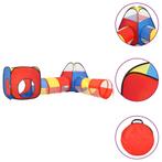 vidaXL Kinderspeeltent 190x264x90 cm meerkleurig, Kinderen en Baby's, Verzenden, Nieuw