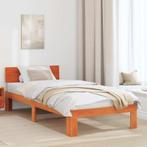 vidaXL Bedframe met Hoofdeinde in Wasbruin - 90x200 cm -, Huis en Inrichting, Slaapkamer | Bedden, Verzenden, Nieuw