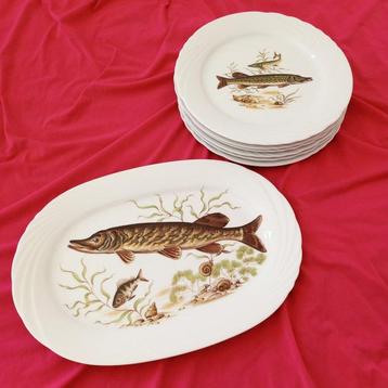 Winterling Germany - Service à poisson (7) - Porcelaine