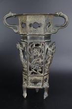 Vaas - Brons - China - Ming Dynastie (1368-1644) -, Antiquités & Art