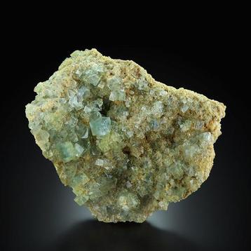Fluorite verte exceptionnelle de Poggio Balate, Sicile,