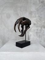 Sculpture, NO RESERVE PRICE - Smilodon - 20 cm - Bronze, Antiquités & Art