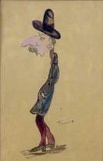 Angiolo Tricca (1817-1884) - Coppia di caricature