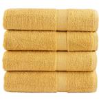 vidaXL Badhanddoeken SOLUND 4 st 600 g/m² 100x150 cm, Huis en Inrichting, Badkamer | Badtextiel en Accessoires, Verzenden, Nieuw
