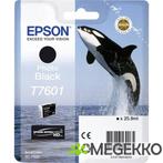 Epson inktpatroon foto zwart T 7601, Nieuw, Verzenden