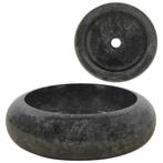 vidaXL Gootsteen 40x12 cm marmer zwart, Doe-het-zelf en Bouw, Verzenden, Nieuw