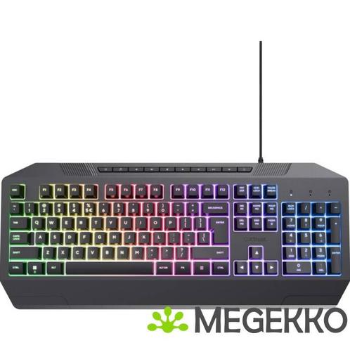 Trust GXT 836 Evocx Gaming Toetsenbord Zwart, Computers en Software, Toetsenborden, Nieuw, Verzenden