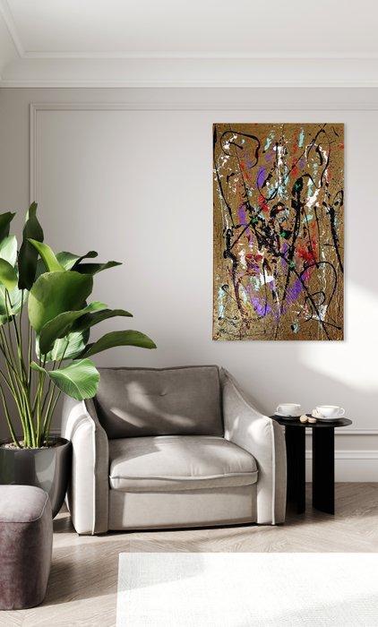 Omar Agrebi - • Serpenti • ( Unique work ), Antiek en Kunst, Kunst | Schilderijen | Modern