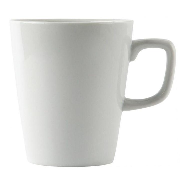 Latte Mokken | ATHENA | Porselein | Wit | 39.7cl | 12 Stuks, Zakelijke goederen, Horeca | Keukenapparatuur, Nieuw in verpakking