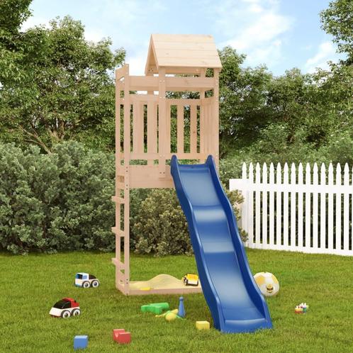 vidaXL Speelhuis massief grenenhout, Kinderen en Baby's, Speelgoed | Buiten | Speeltoestellen, Nieuw, Verzenden