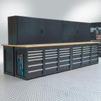 Datona Werkbank PRO – eiken werkblad – 72 lades – met, Doe-het-zelf en Bouw, Ophalen of Verzenden, Nieuw