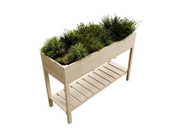 Veiling - Verhoogde Plantenbak Freya - Hout, Tuin en Terras, Bloembakken en Plantenbakken