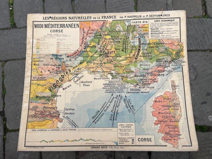 Didactische kaart - Paul Aeppelin - Schoolkaart - Karton, Boeken, Atlassen en Landkaarten