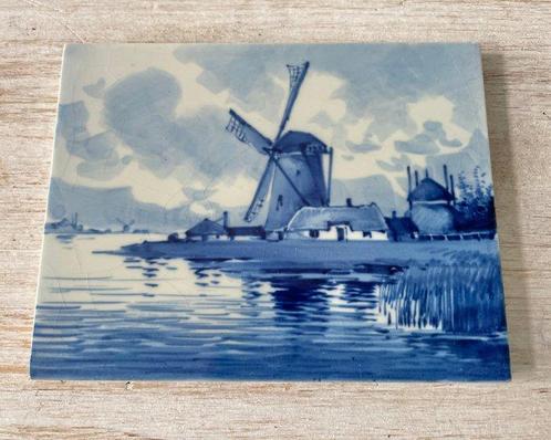 Tegel - Nederlandse landschap - De Porceleyne Fles, Delft -, Antiek en Kunst, Antiek | Glaswerk en Kristal