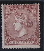 Spanje  - Spanje 1866 - Isabel II. 19 cu. kastanje - Edifil, Timbres & Monnaies, Timbres | Europe | Espagne