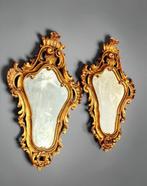 Wandspiegel (2) - Hout - goudblad uit de negentiende eeuw