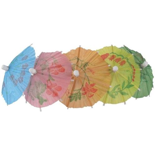 Papieren parasol cocktailprikkers | 144 stuks |, Zakelijke goederen, Horeca | Keukenapparatuur, Nieuw in verpakking, Verzenden