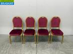 Bolero Regal Stapelstoelen Bordeauxrood - Bordeaux Goud 4, Ophalen of Verzenden, Nieuw in verpakking