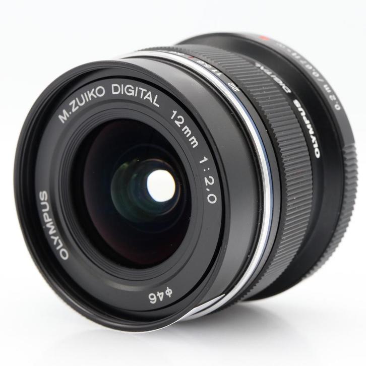 Olympus M.Zuiko Digital 12mm F/2 ED zwart | Tweedehands, Audio, Tv en Foto, Foto | Lenzen en Objectieven, Zo goed als nieuw, Verzenden